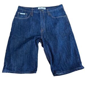 Y2K Rocawear Men's Denim Cargo Shorts Size 36